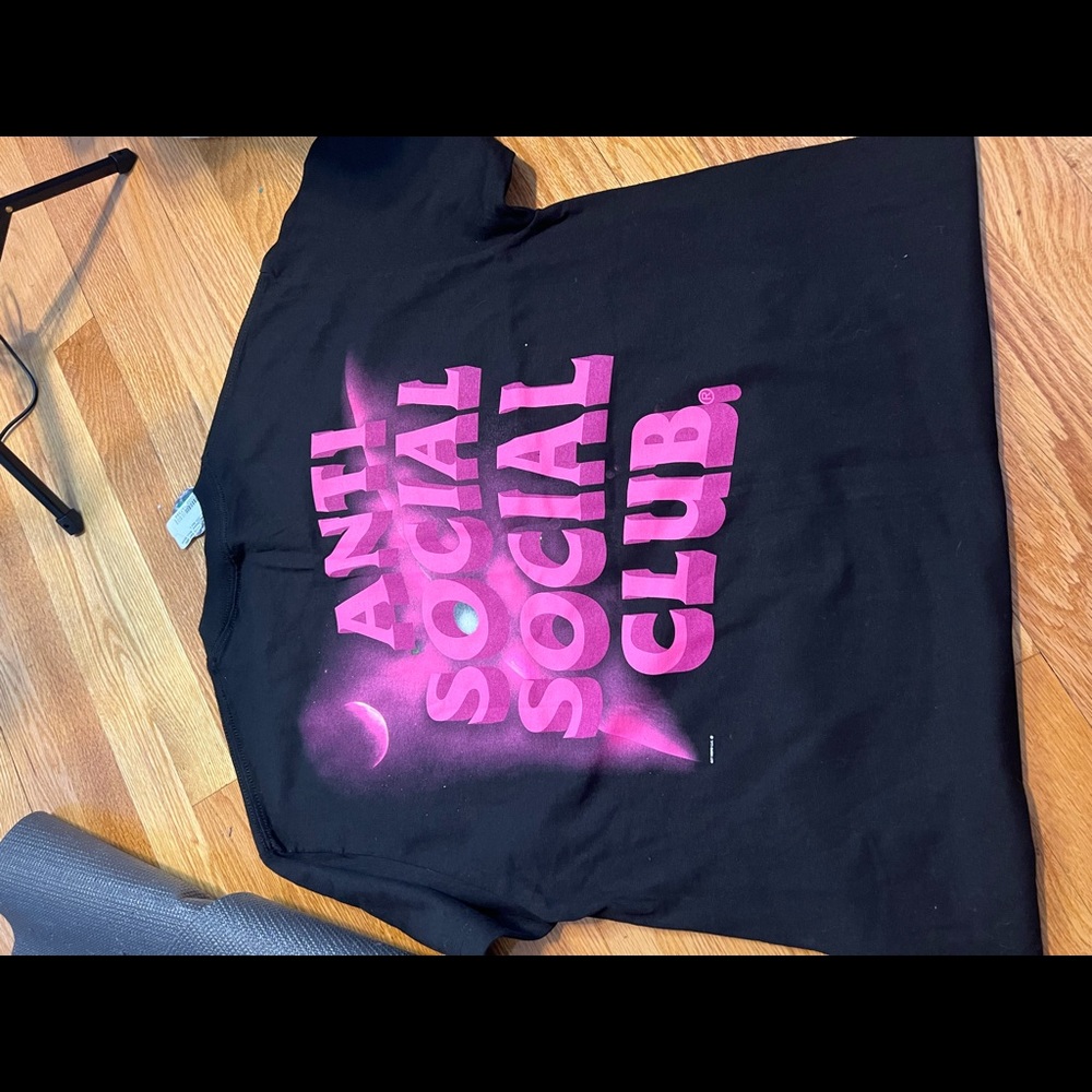 Mens anti social club y shirt